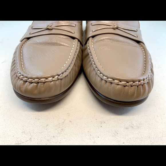 SAS Easier Moccasin Low Wedge Heel Loafer NARROW - Picture 3 of 12